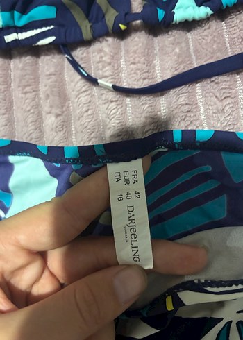 Boncuk Detaylı Çok Renkli Bohem Bikini takımı - Görsel 4