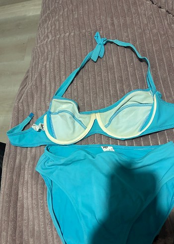 Mavi Strappy Mini Bikini takımı - Görsel 6
