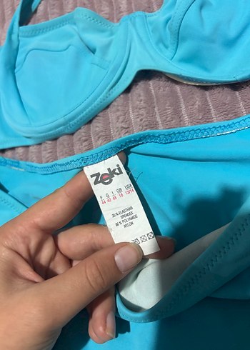 Mavi Strappy Mini Bikini takımı - Görsel 5