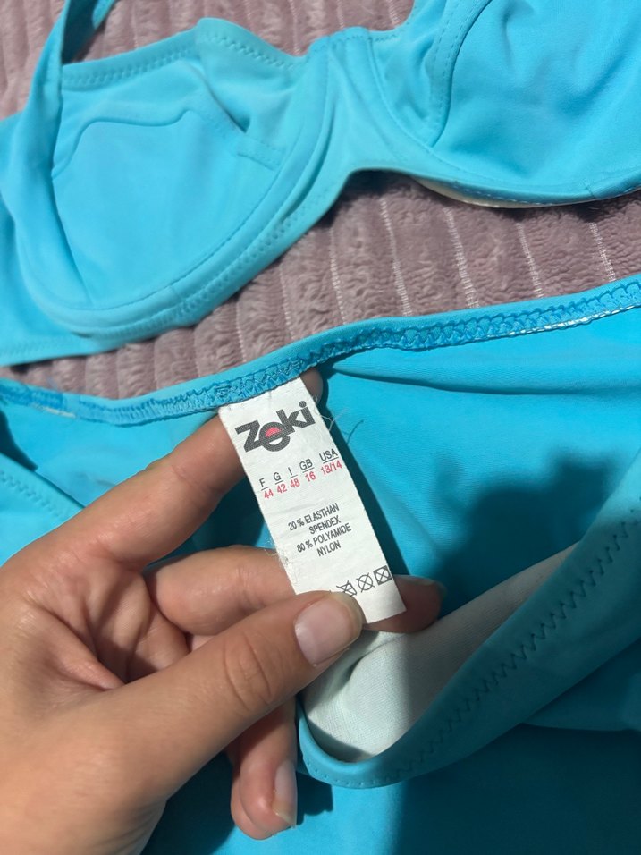 Mavi Strappy Mini Bikini takımı - Görsel 5