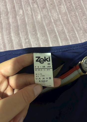 Mavi Kemer Detaylı Kadın Bikini Altı - Görsel 5