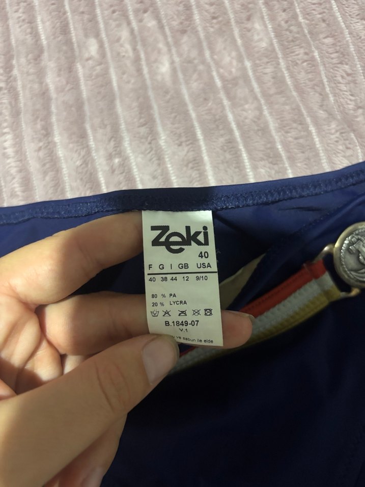 Mavi Kemer Detaylı Kadın Bikini Altı - Görsel 5