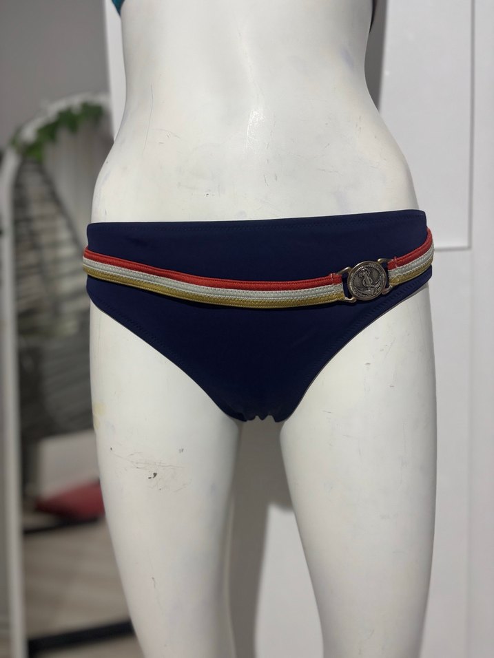 Mavi Kemer Detaylı Kadın Bikini Altı - Görsel 2