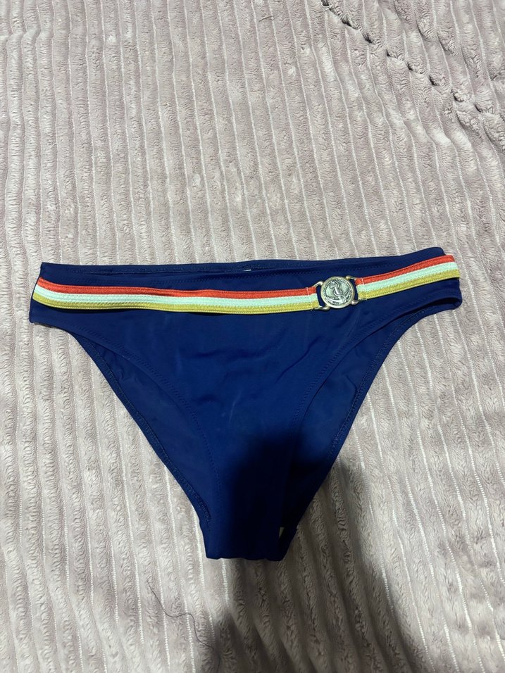 Mavi Kemer Detaylı Kadın Bikini Altı - Görsel 4