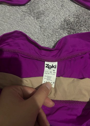 Mor Strappy Bantlı Kadın Bikini takımı - Görsel 4