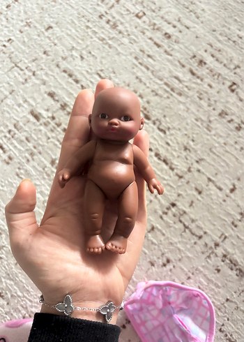 Çok Tatlı Mini Bebek ve Bornoz Seti - Görsel 3