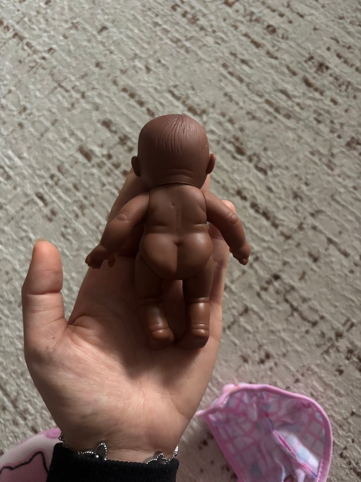 Çok Tatlı Mini Bebek ve Bornoz Seti - Görsel 4