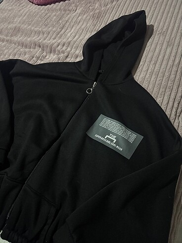 Oversize crop hırka