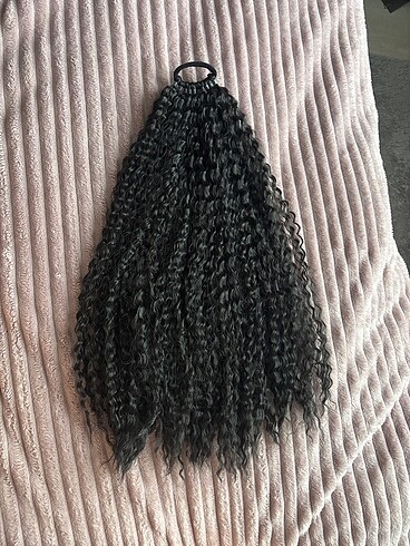 (Siyah) Afro Kıvırcık Saç Peruk