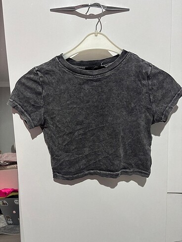 Bershaka antrasit crop
