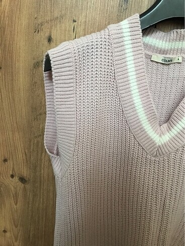Çok az kullanılmış açık pembe süveter yumuşak dokulu