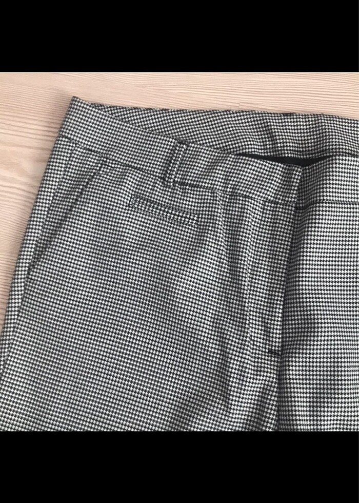 Kaz ayagı desnlı pantolon - Görsel 4