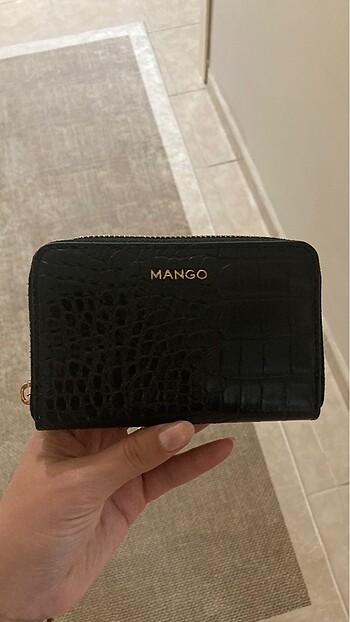Siyah mango cüzdan