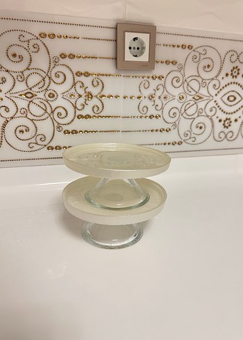 Ayaklı kurabiyelik, kek standı - Görsel 3