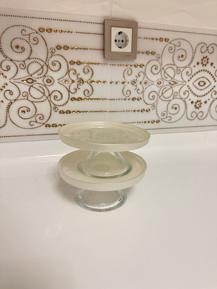 Ayaklı kurabiyelik, kek standı - Görsel 3