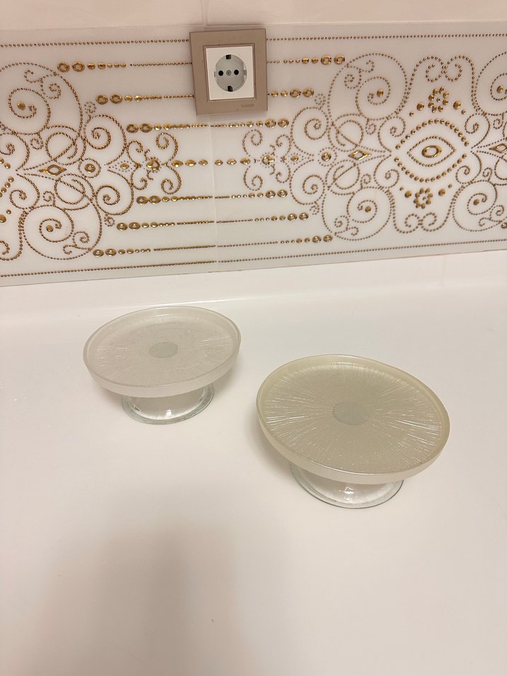 Ayaklı kurabiyelik, kek standı - Görsel 2