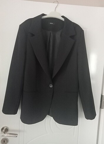l Beden siyah Renk Blazer ceket