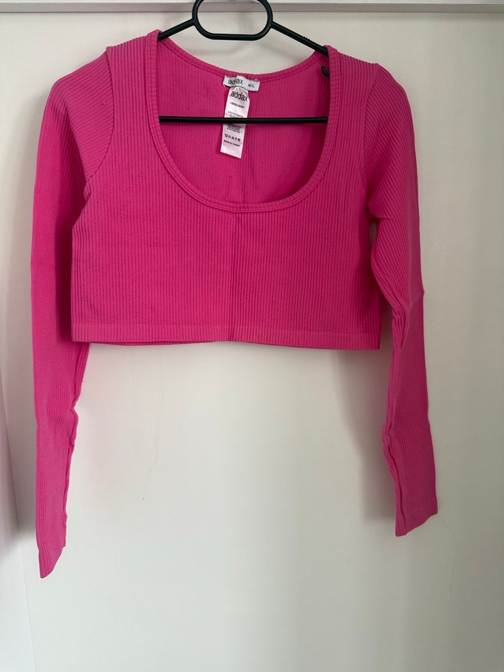 Kadın Bej Uzun Kollu Crop Top - Görsel 4