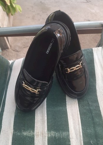 Parlak Siyah  Çocuk Tokalı Loafer - Görsel 2