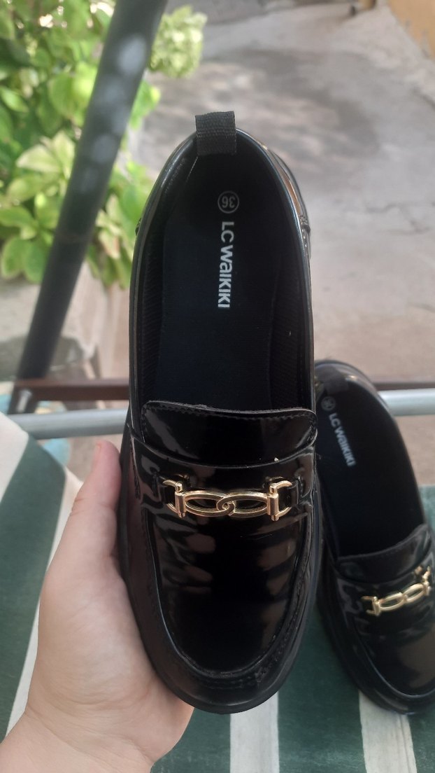 Parlak Siyah  Çocuk Tokalı Loafer - Görsel 3