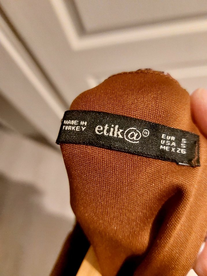 Bohem Rüzgârı Uzun Kahverengi Elbise - Görsel 4