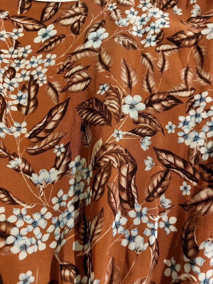 Bohem Rüzgârı Uzun Kahverengi Elbise - Görsel 2