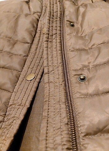 Park Bravo uzun kuş tüyü mont - Görsel 2