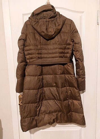 Park Bravo uzun kuş tüyü mont - Görsel 4