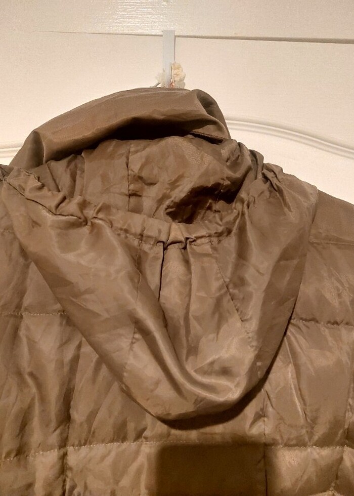 Park Bravo uzun kuş tüyü mont - Görsel 5