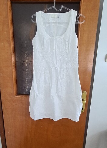 Koton marka beyaz elbise