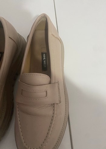 Bej Kadın Platform Topuklu Loafer - Görsel 4