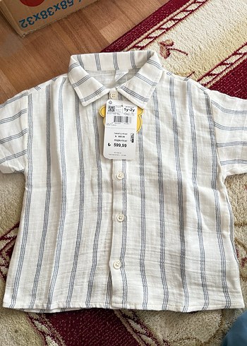 LC Waikiki Cizgili Bebek Gomlegi
