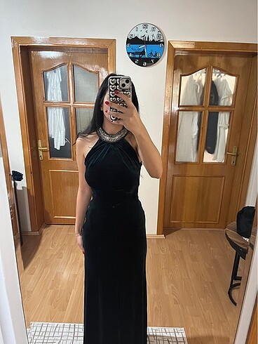 Kadife elbise - Görsel 10