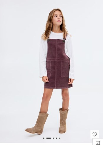 kadife jile elbise salopet tulum fitilli - Görsel 5