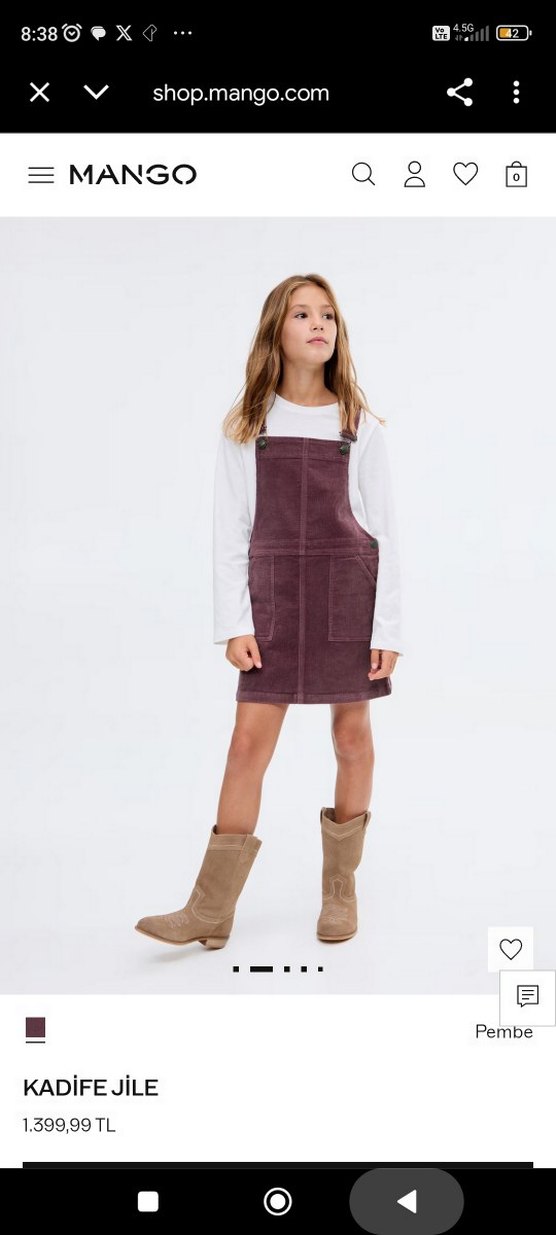 kadife jile elbise salopet tulum fitilli - Görsel 5