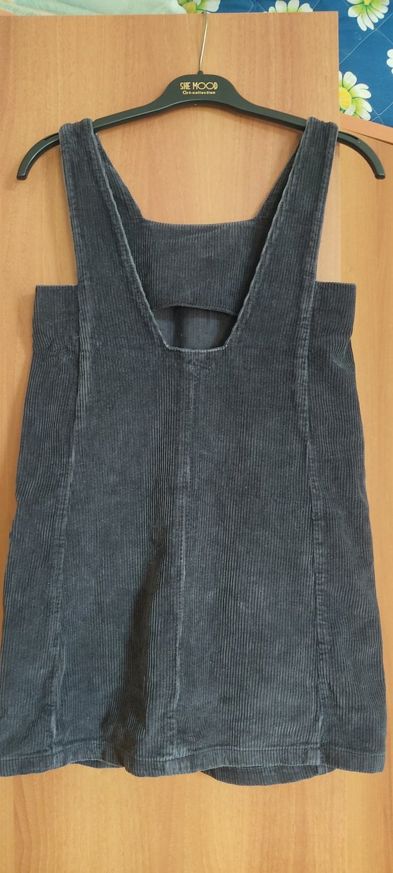 kadife jile elbise salopet tulum fitilli - Görsel 2