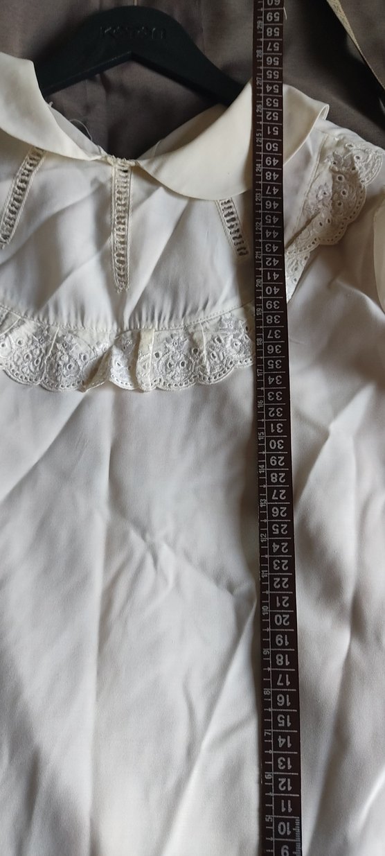 Dantel Detaylı Beyaz Kadın Gömlek - Görsel 4