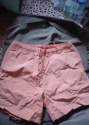 Pembe Rahat Kesim Erkek Mini Şort
