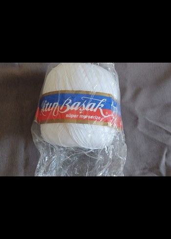 Altın Başak merserize dantel ipi 100 gr Beyaz El İşi İpi