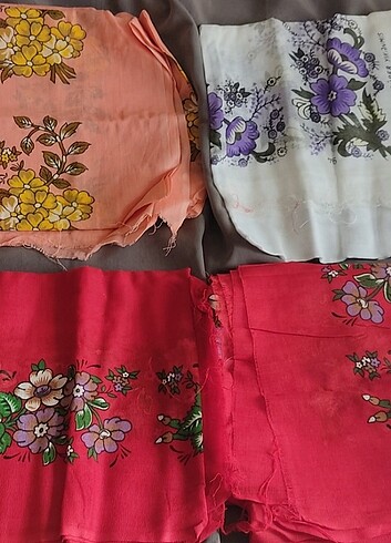 oyalık yazma tülbent. kenarları işlenecek hazır