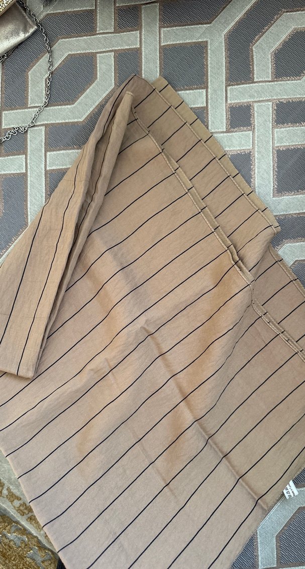 Bej Pileli kadın şal - Görsel 2