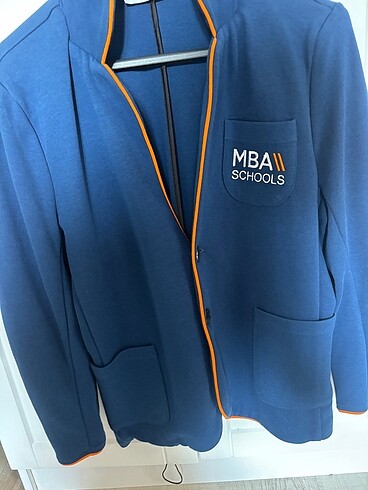 13-14 Yaş Beden mavi Renk Mba ceket