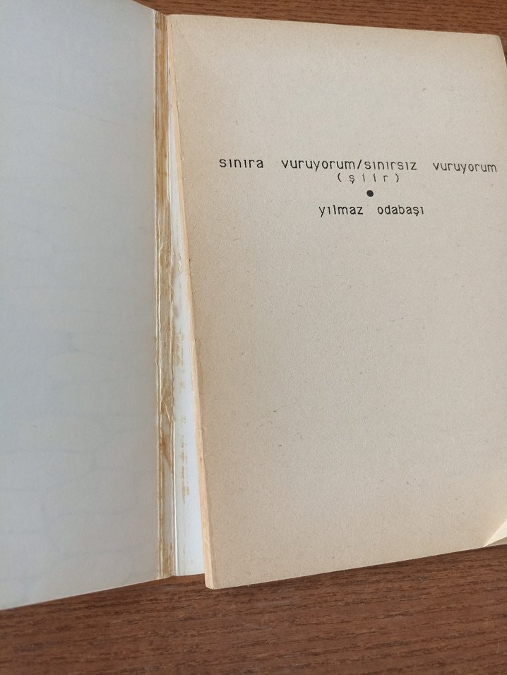 Sınıra Vuruyorum, Sınırsız Vuruyorum - Yılmaz Odabaşı - Görsel 4