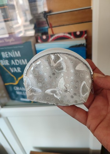 Vintage Love Kelebekli vintage bozuk para cüzdanı
