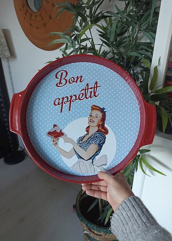 Mudo Concept Vintage Bon appettit metal tepsi