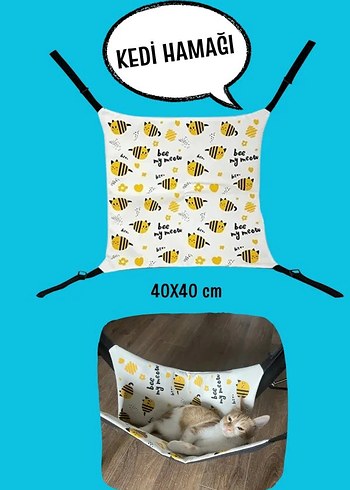 Kedi hamağı, kedi salıncağı, kedi minderi - Görsel 5