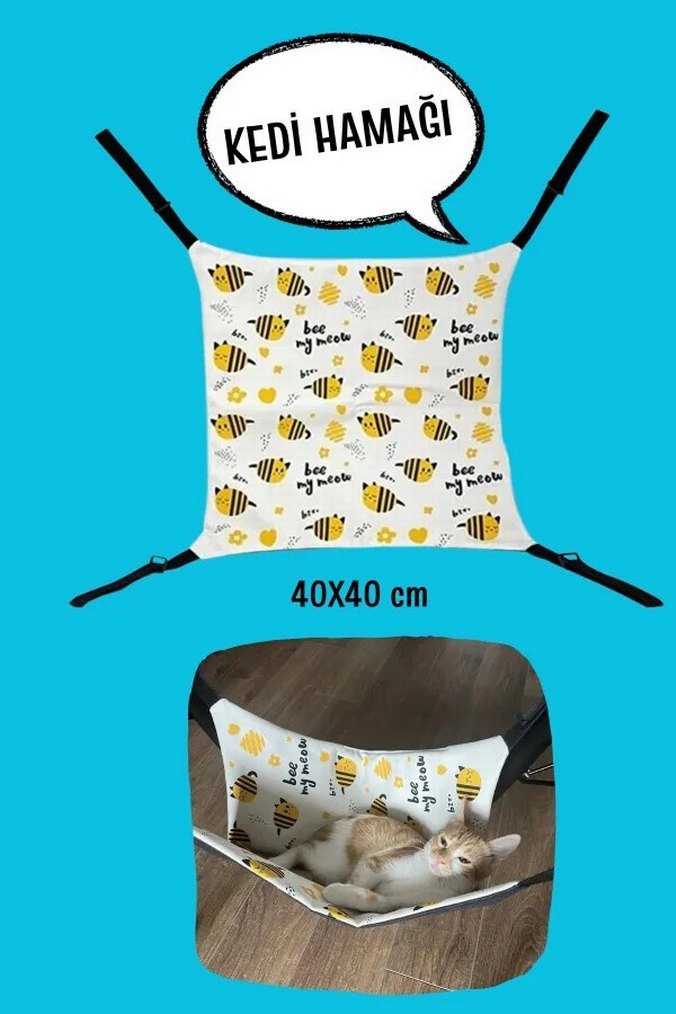 Kedi hamağı, kedi salıncağı, kedi minderi - Görsel 5