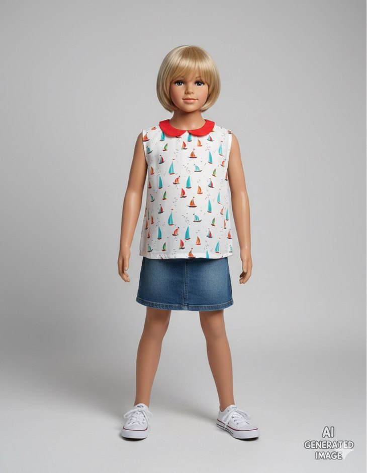 LC Waikiki yakalı çocuk bluz - Görsel 2