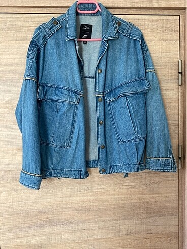 xs Beden Mavi oversize kot ceket