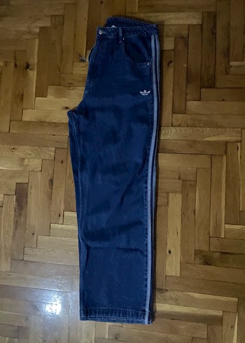 Adidas Lacivert Denim Pantolon